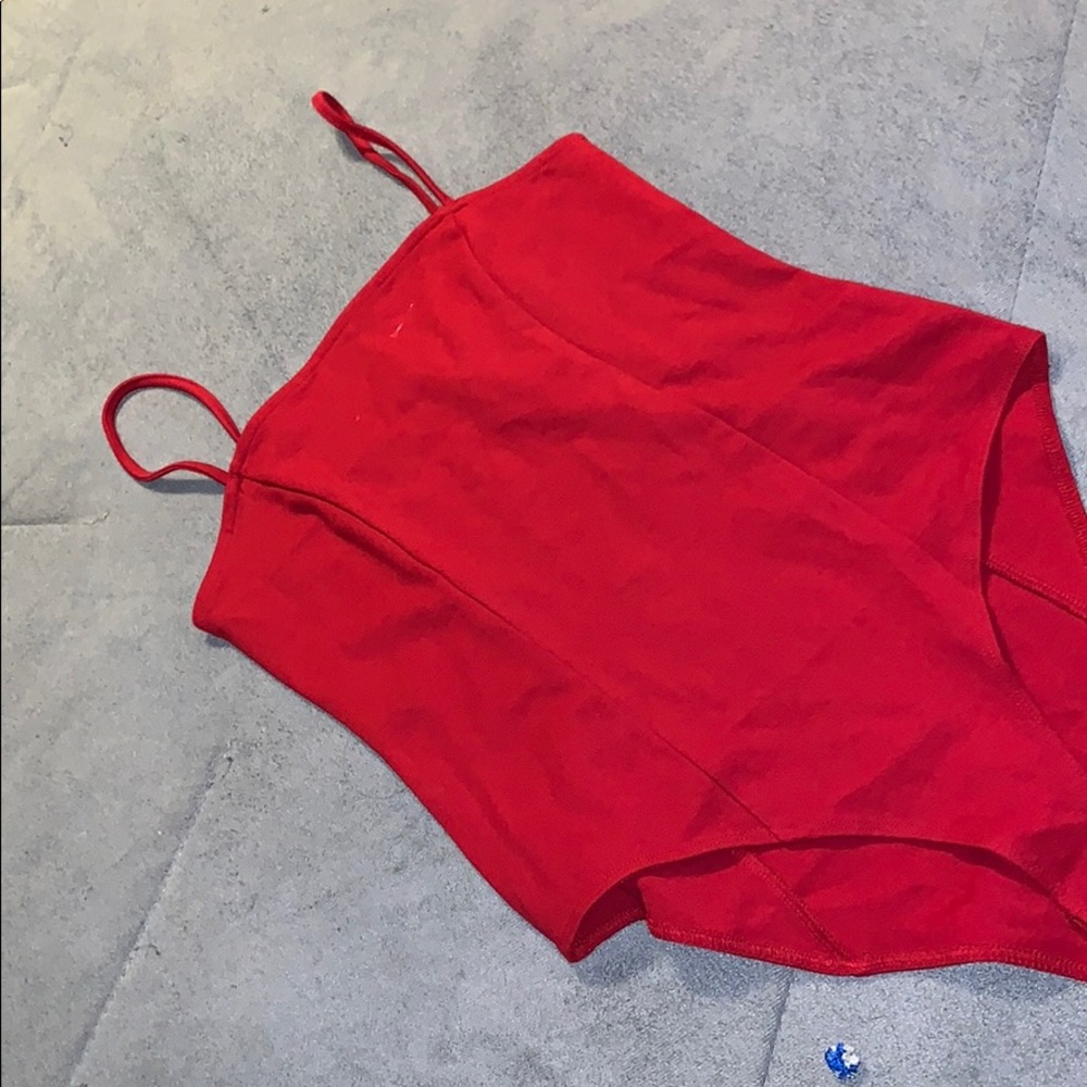 Red Body suit